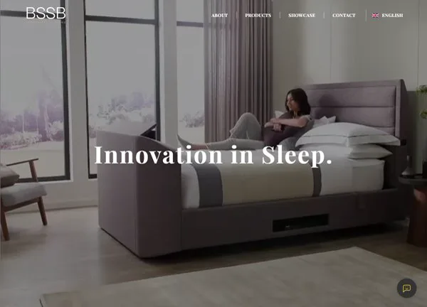 BSSB Furniture website — digital furniture experience