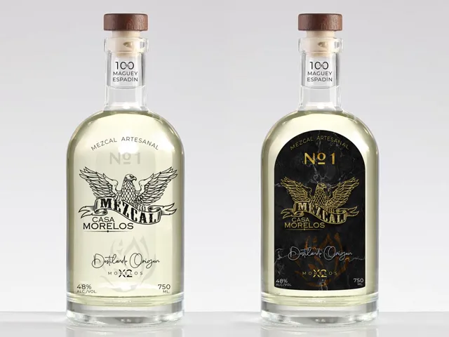 Premium mezcal labels — packaging design